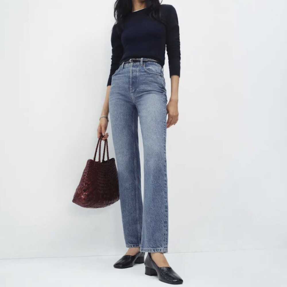 Reformation Cynthia High Rise Straight Jeans Size 31